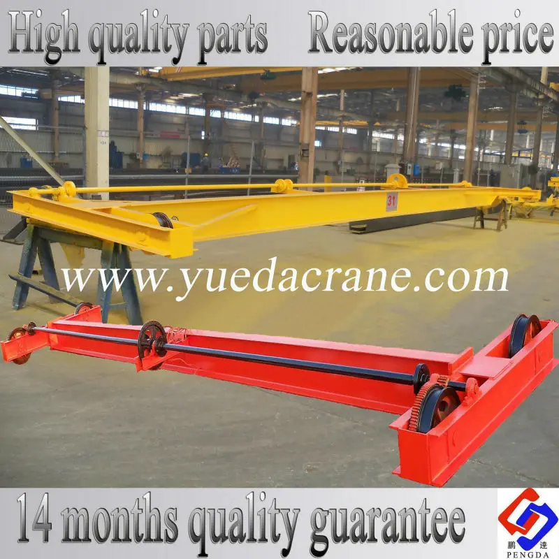 1 ton to 10 ton SL Model Single Girder Manual Drive Bridge Crane