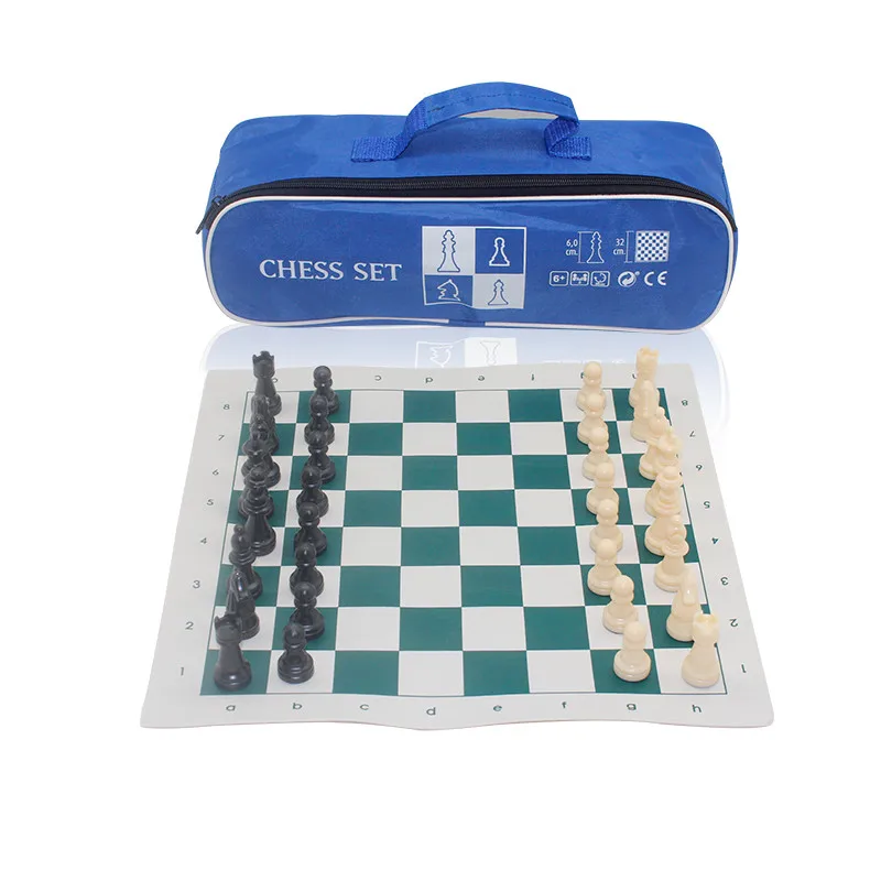 Tournament Standard Club Chess Set , chess Board with handbag