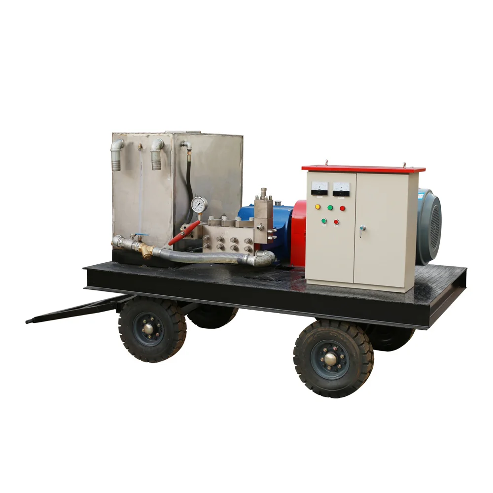 150bar~1500bar Petroleum Pipe Electric Motor Drive High Pressure Testing Pumps