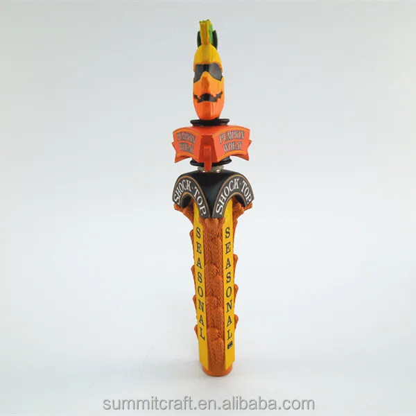 Custom novelty resin LED lighting beer tap handle