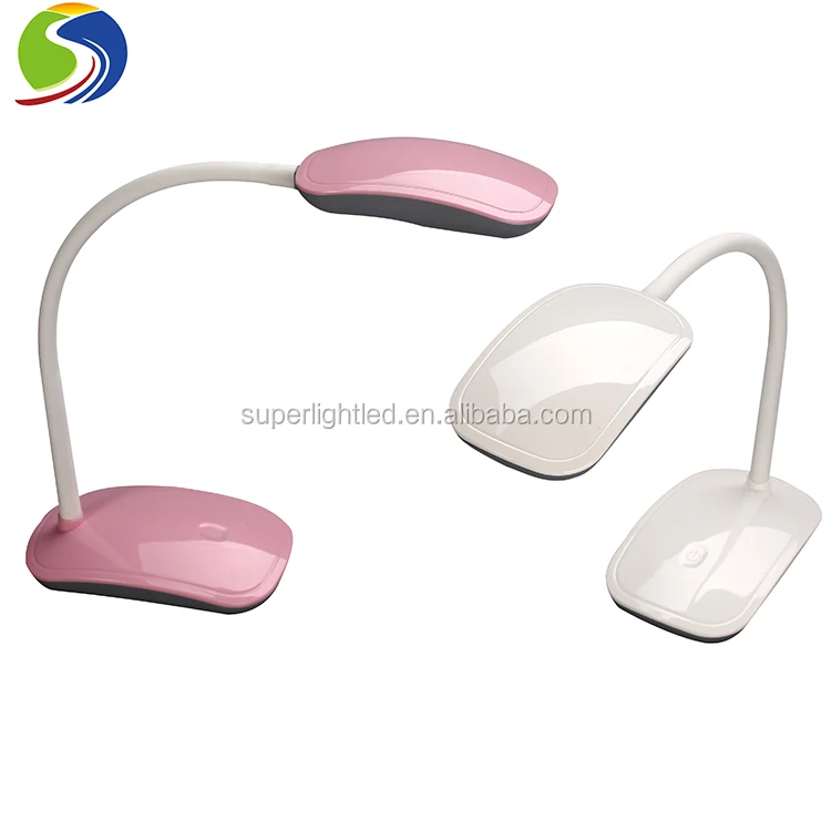 
Chinese Factory Direct Mini Flexible COB led desk lamp with battery adaptor for students 