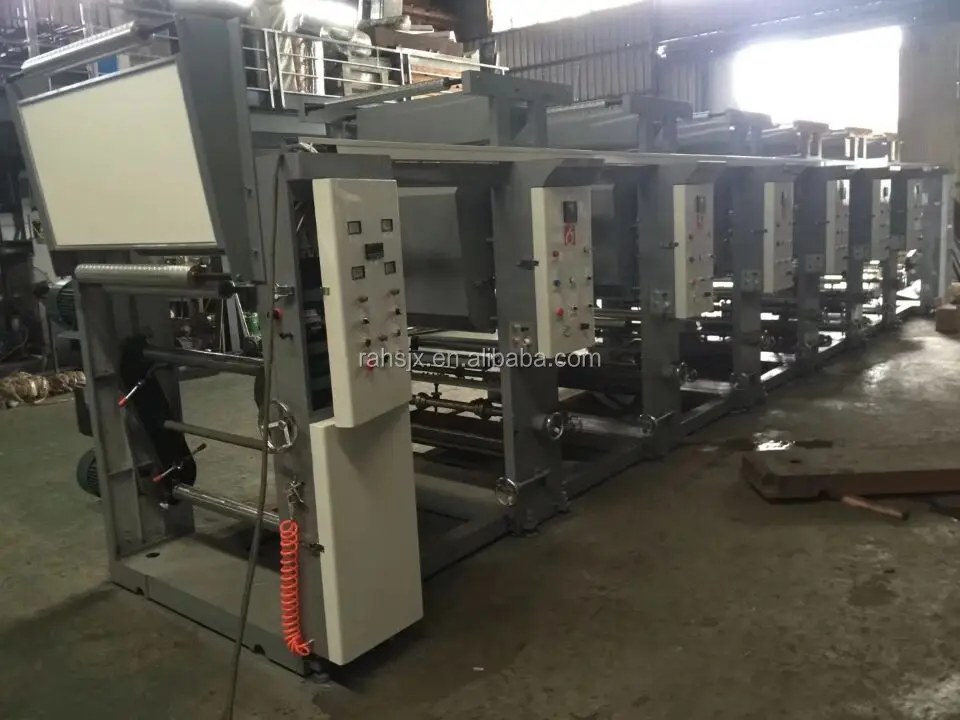 
ASY-6600A normal speed 6 colors rotogravure printing wall paper machine 