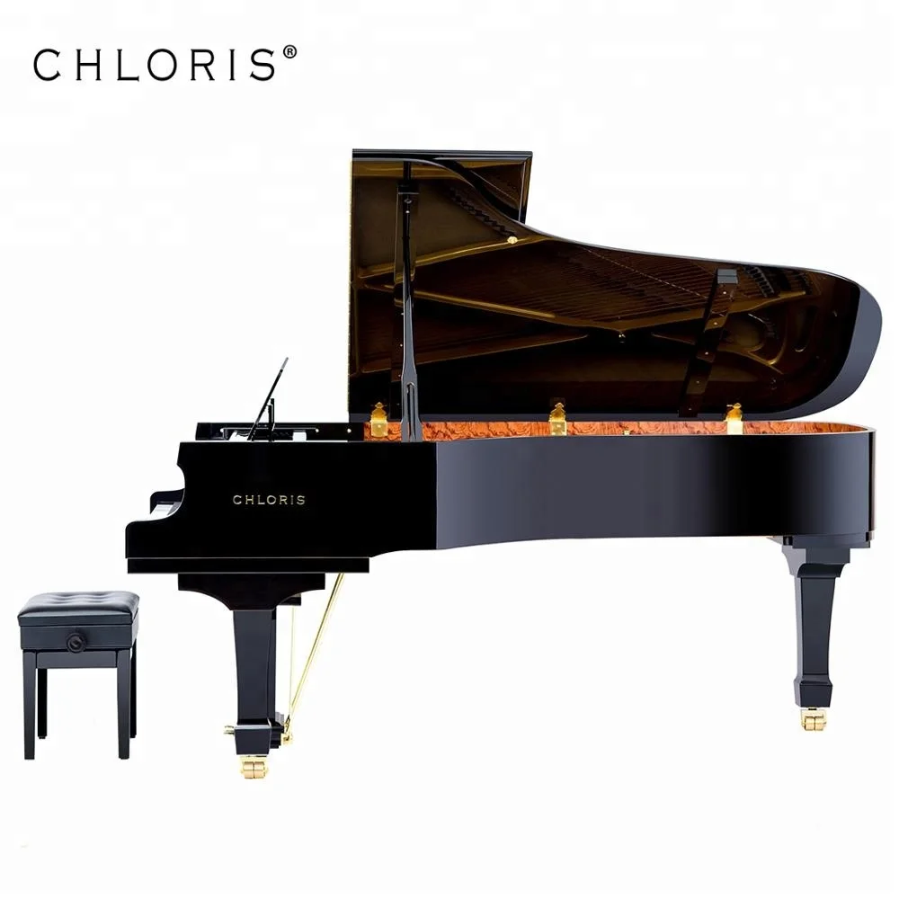 Chloris concert grand piano HG212E with piano bench best quality