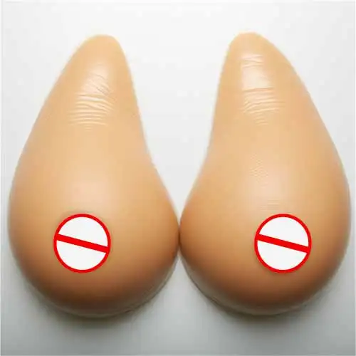
Coffee Color Soft Rubber Realistic Silicone Artifical Breast Forms 