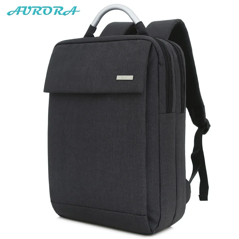 
Aurora custom waterproof grey stylish thin ultra slim business laptop backpack 