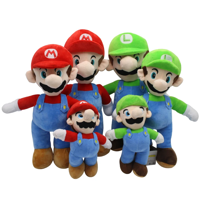 (wholesale) Mario bros plush doll, high quality game Mario Stuffed plush toy, Mario Bros PP Cotton plush doll for gift