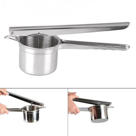 Potato Masher Professional Stainless Steel Mash Potato Ricer Masher/ Fruit Press