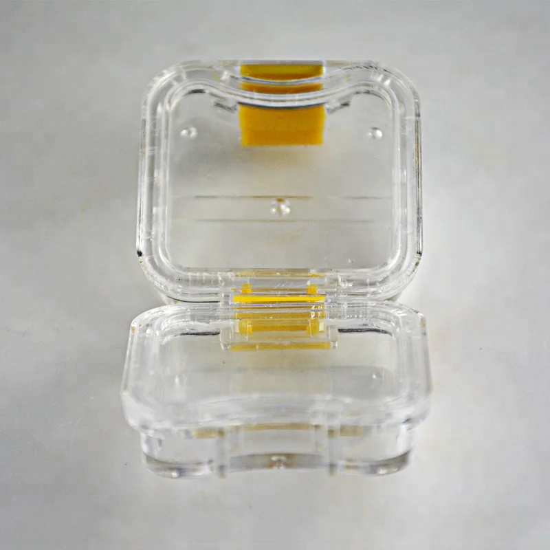 Clear dental teeth crown bur box for dental