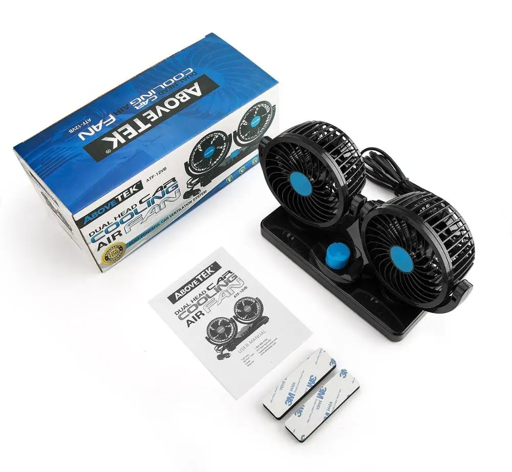 12V/24V 4inch 360 Degree Rotation Adjustable Strong Wind Car Air Fan/CAR FAN