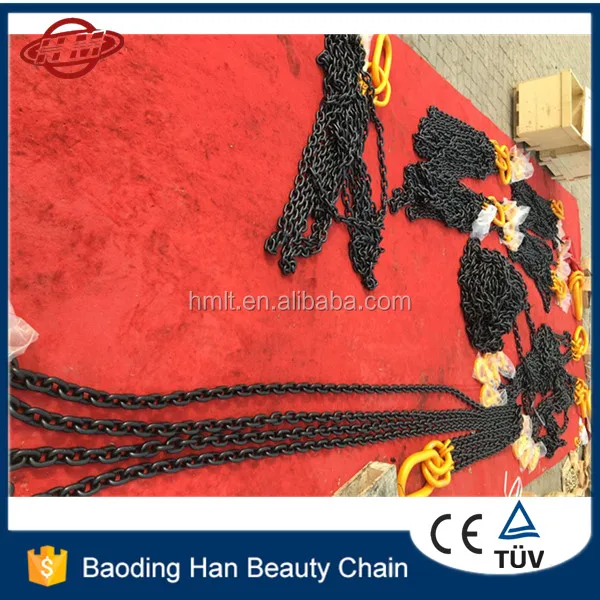 heavy duty g80 4 leg lifting chains slings