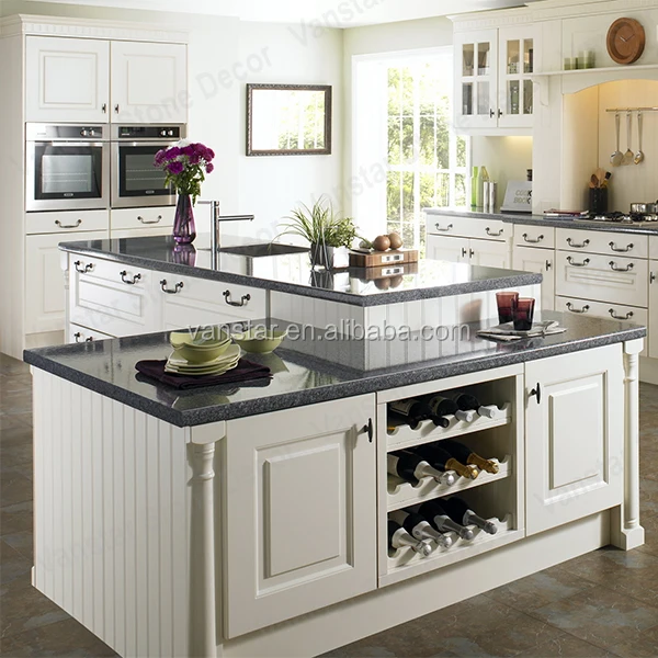 White And Black Granite Countertops For Kitchen Room