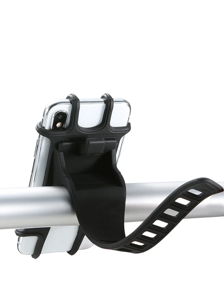 China Factory Silicone Bike Bicycle 360 degree rotating mount mobile phone Holders