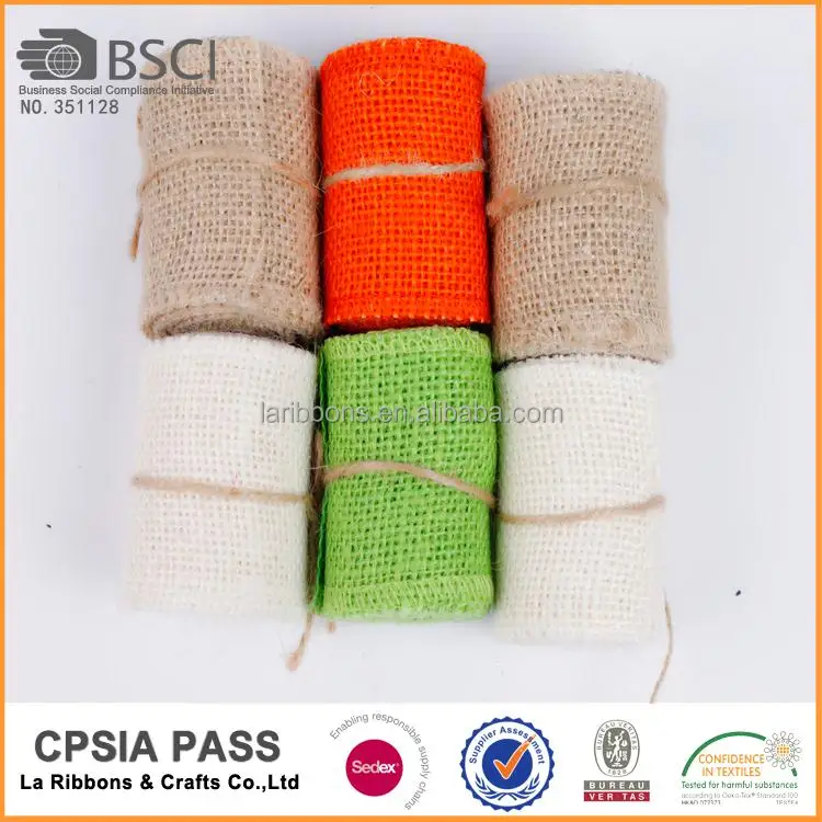 Top quality natural custom variety styles multi colors Burlap Fabric Wholesale for wholesales