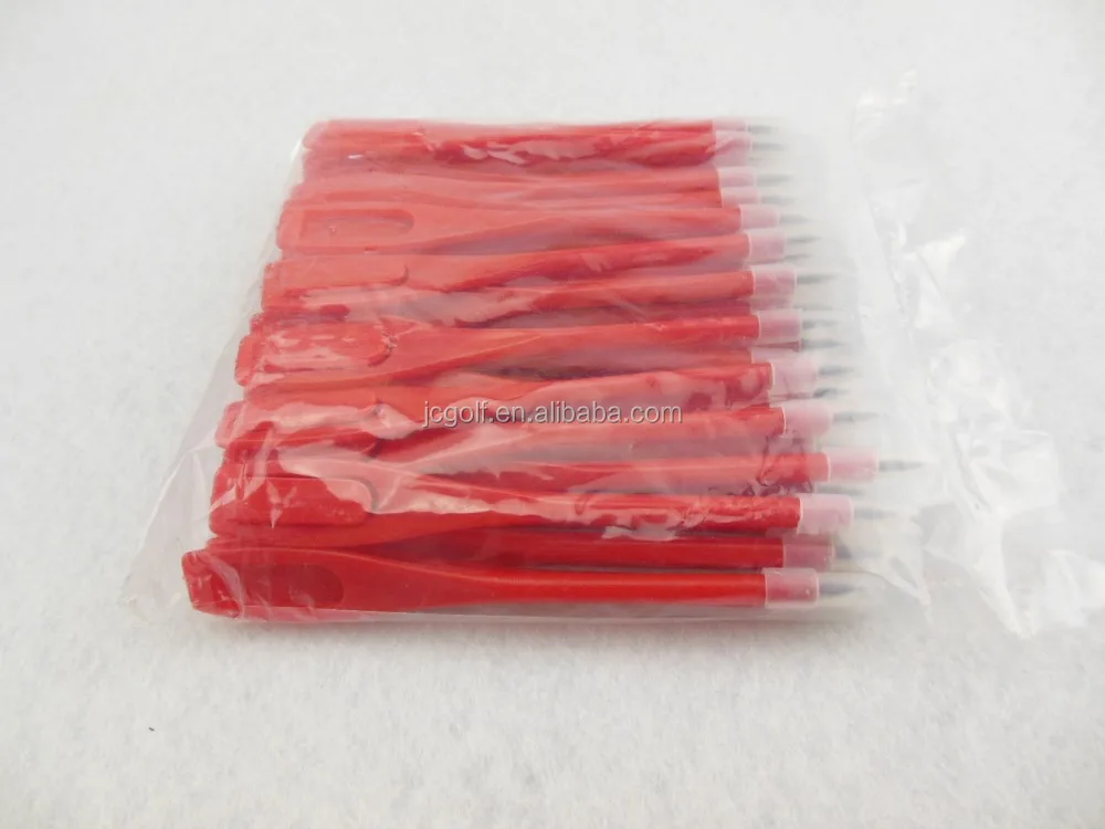 wholesale assorted colored plastic golf pencil
