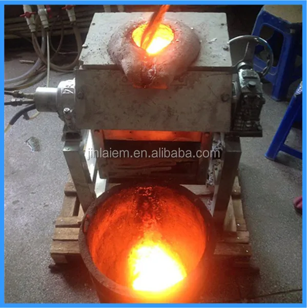 Новое Состояние Превосходное Качество Алюминиевых Портативный Завод Алюминий Индукционные Плавильные Печи (JLZ-25)