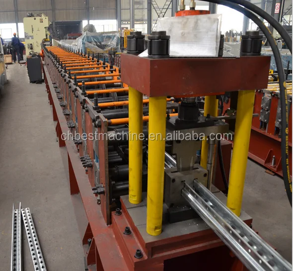 Steel Warehouse Shelving Pallet Racking Roll Forming Machine
