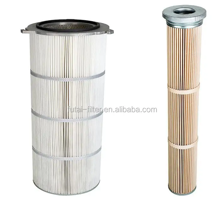 Industrial Pleated Dust Collector Cylinder Filter Cartridge H14 Hepa Filter