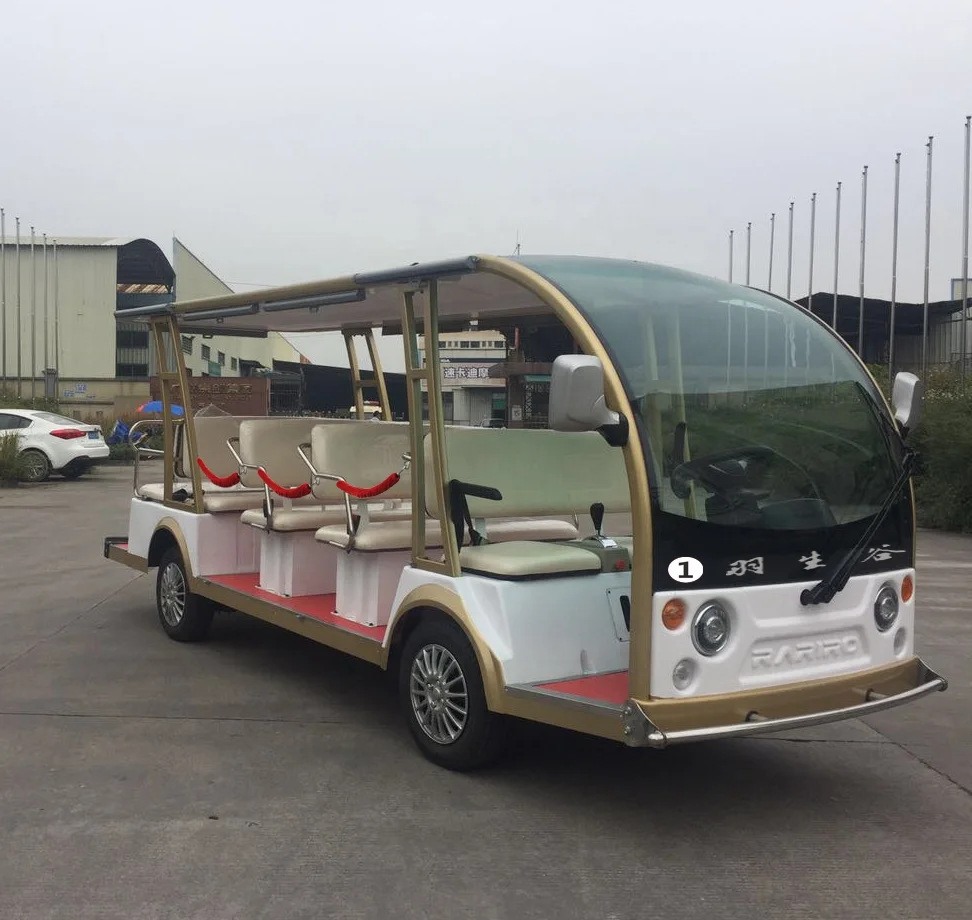 14 seats electric car for campus and tourist