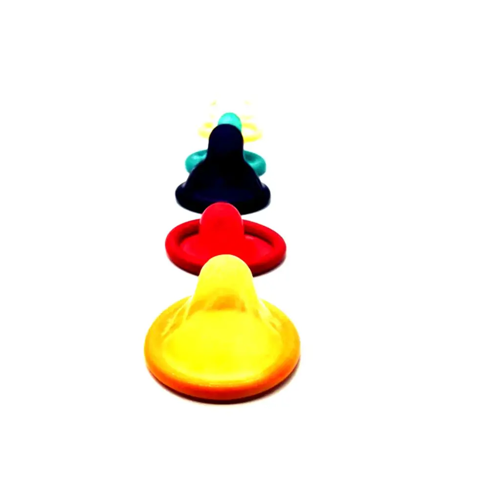 Hot New Style Black Latex  Currant Flavour Colour Condom Pink Glow In The Dark Condoms