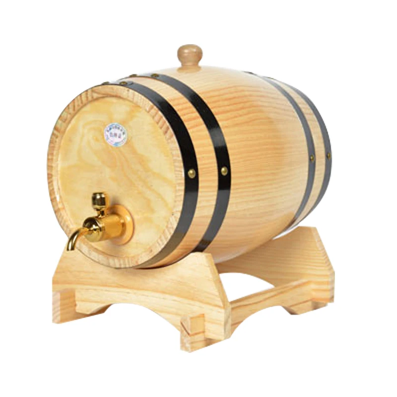 
New 2020 trending products 5l natural Oak Beer Barrel Small Wooden Wine Barrel with tap 