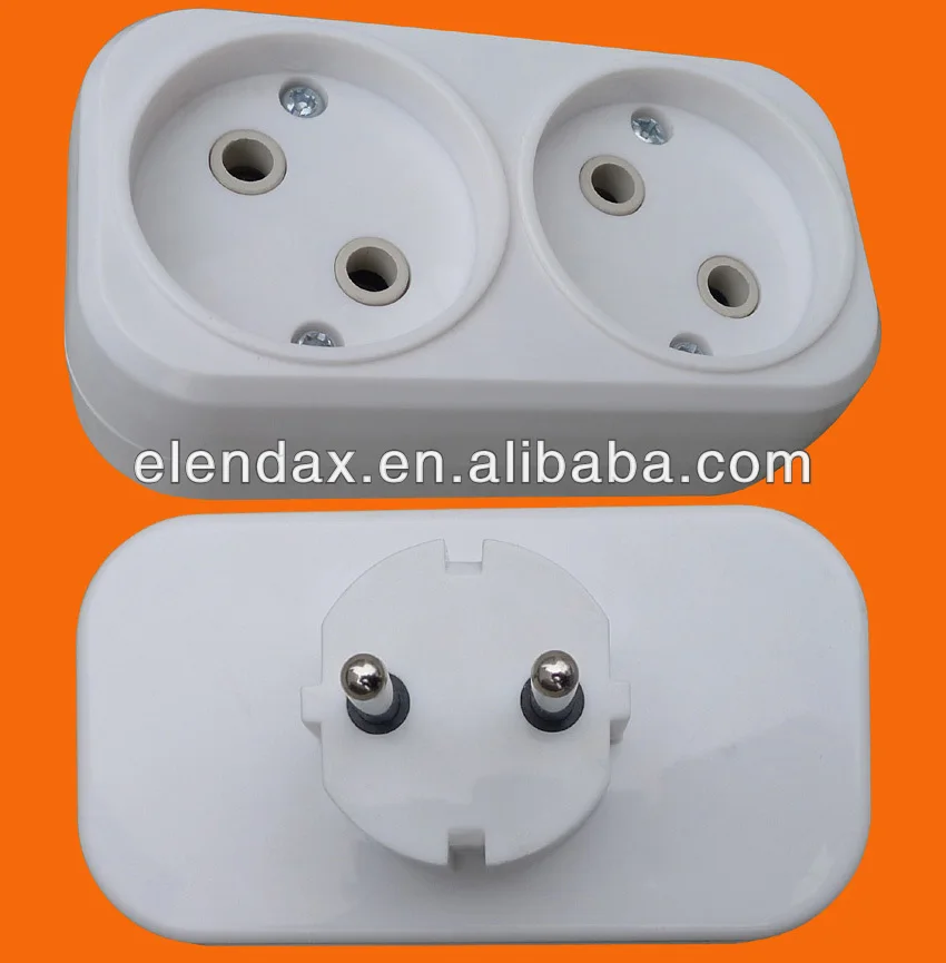 P8813 European style 2 pin AC power adaptor