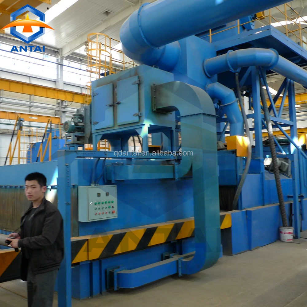 QXY2500 дробеструйная машина/линия сохранения стальных пластин и дробеструйная машина для стального листа