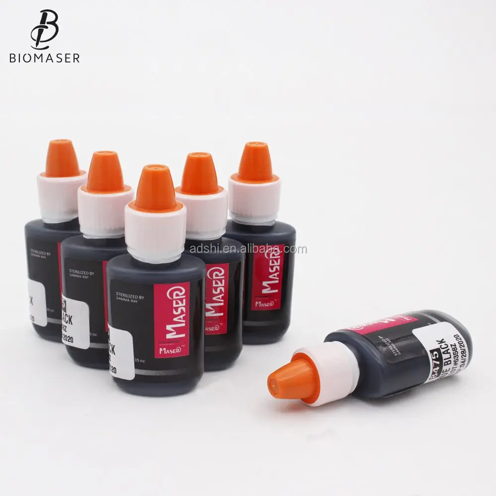 Biomaser Colorful Eyebrow Microblading Pigment Permanent Makeup Pigment Ink For Tattoo Practice