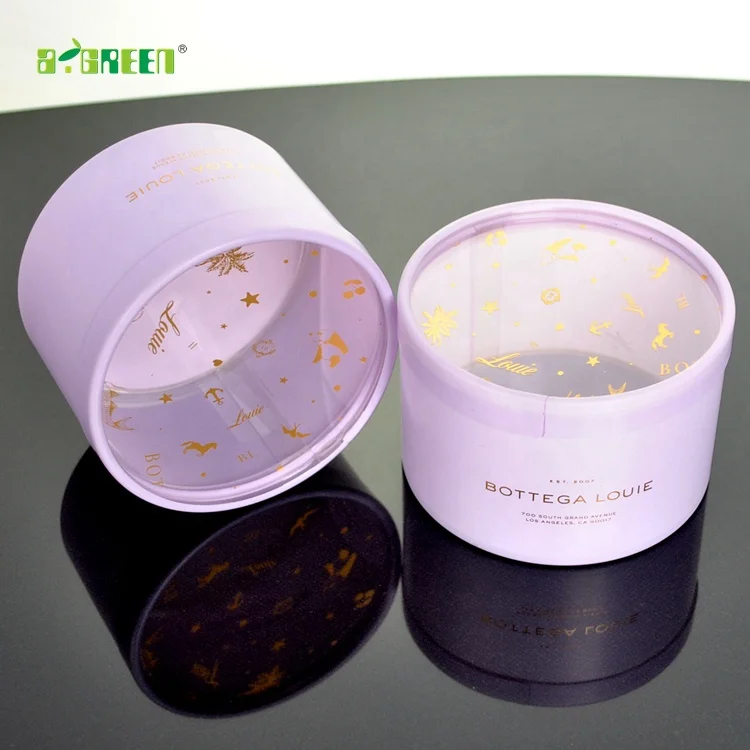 Transparent Small Clear PVC Tube packaging Cylinder Box