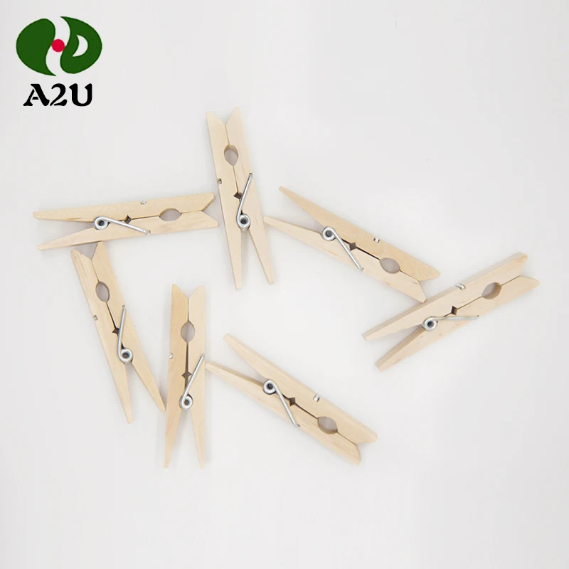 Bamboo Clothes Pins Wooden Clothe Peg Wooden Pegs