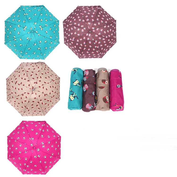 Hot Sale Fashion Full Printing Custom Travel Automatic Folding Umbrella