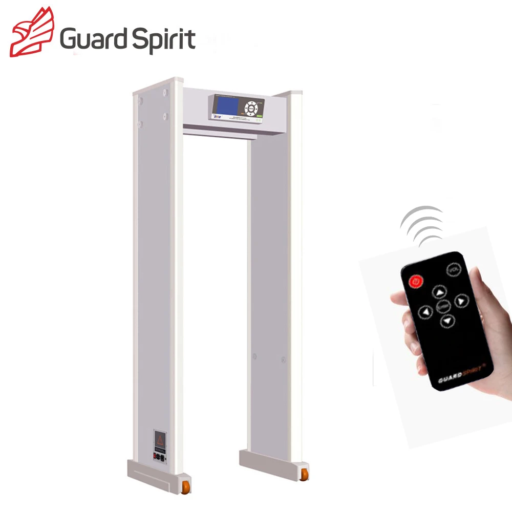 GuardSpirit brand Walk-through Metal Detector with Wheels