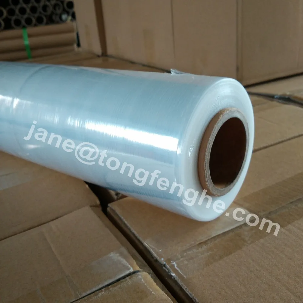 17mic x 500mm LLDPE manual cheap stretch film price
