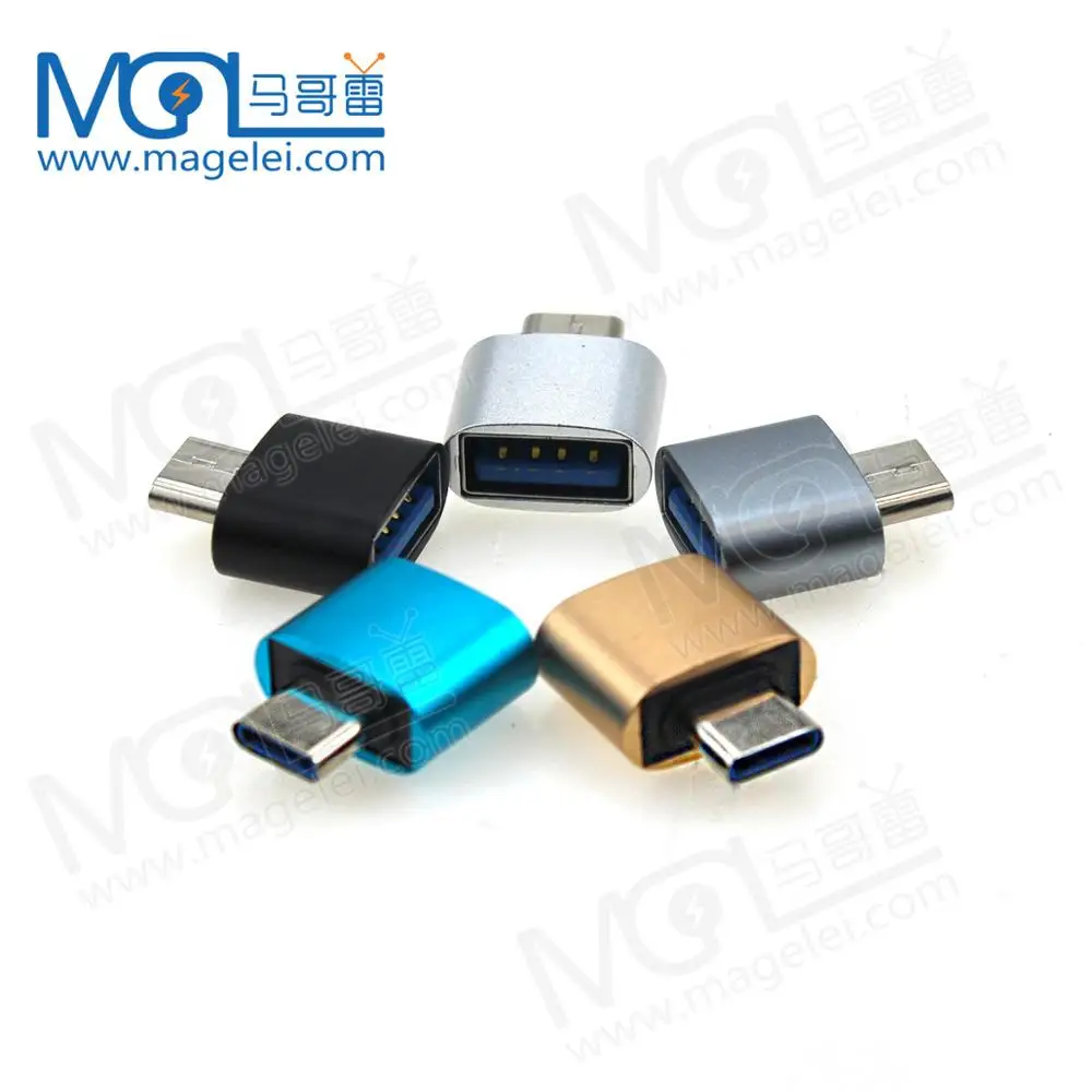 
Aluminum alloy type-c adapter Android mobile phone otg adapter usb to type-c metal adapter 