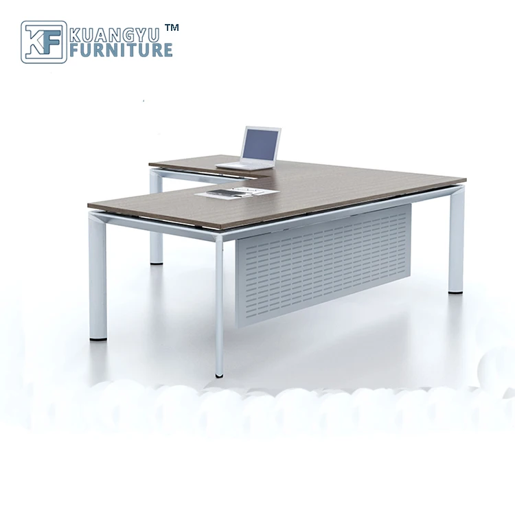 Aluminum Leg modern design Manager Desk, Simple manager desk, Stylish Manger Table