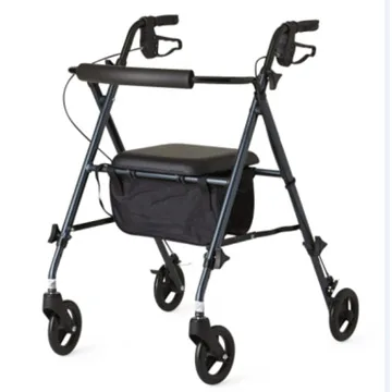4 wheels Patient adult walkers with wheels for disable elderly