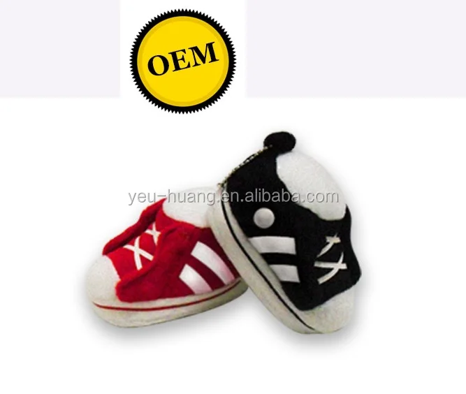 Plush shoe shape dog squeaky pet toy plush toy stuffed animal maker supplier factory manufacturer