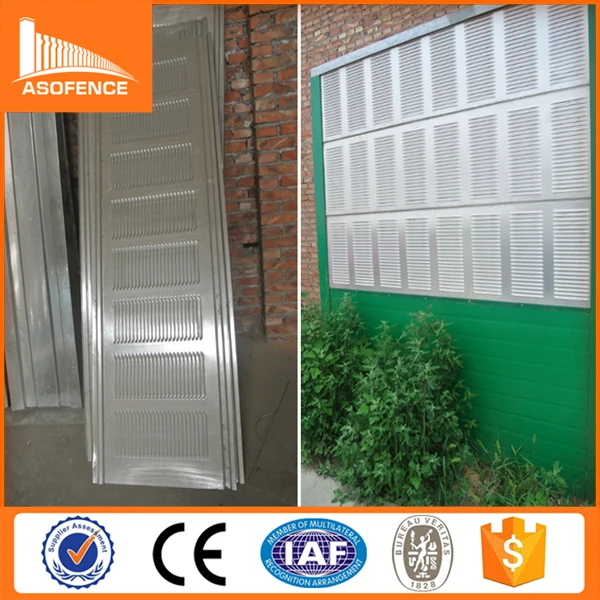
A.S.O high quality plastic surface sound barriers/high tension noise barrier wall fence 
