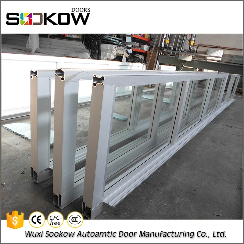 anodized aluminum transparent garage door