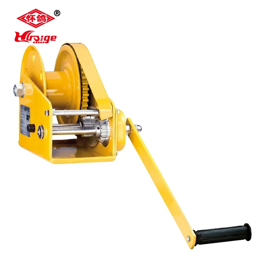 2500lbs трос ручной лебедки с тормоза
