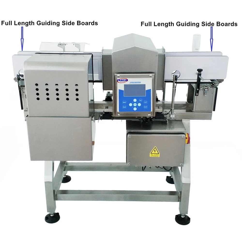 Fanchi-tech Metal Detector for Bottles and Jars Vertical Metal Detector for products in a standing position
