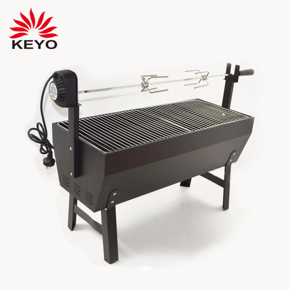Сверхмощный вертел для свинины на Кипре вечерние Griller из нержавеющей стали гриль на углях вертел с мотором