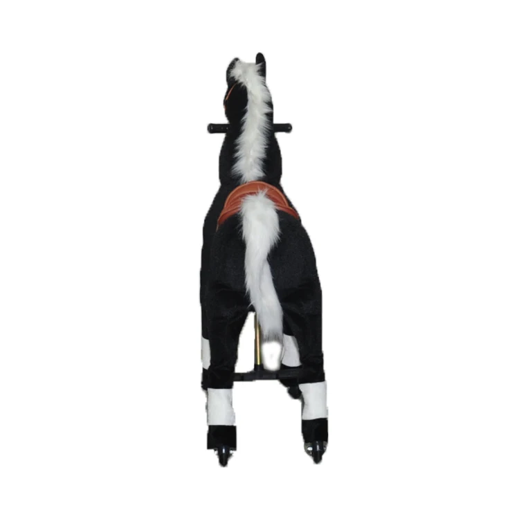 Hot Black Mechanical Kids Horse Ride Toys For Sale