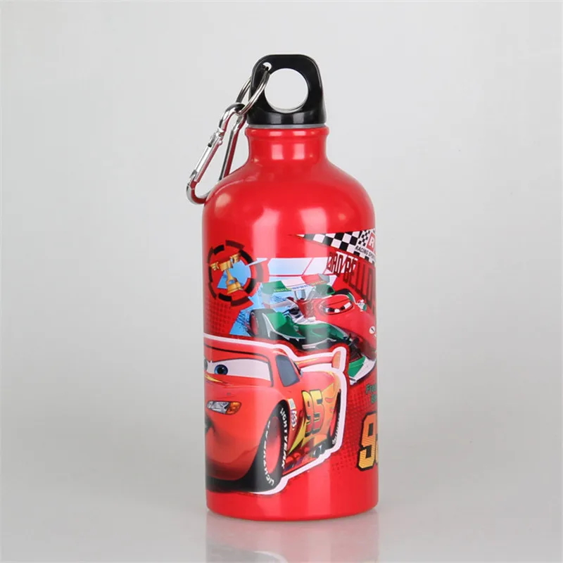 Wholesale and custom Promotional 0.5L/0.75L/1L Aluminum Water Bottle with Plastic Screw Lid Looped on the Top