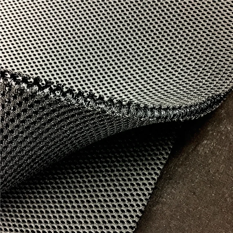 Eco safe 8mm breathable 3d air cool mesh fabric for tactical armor vest device, wheel chair cushion