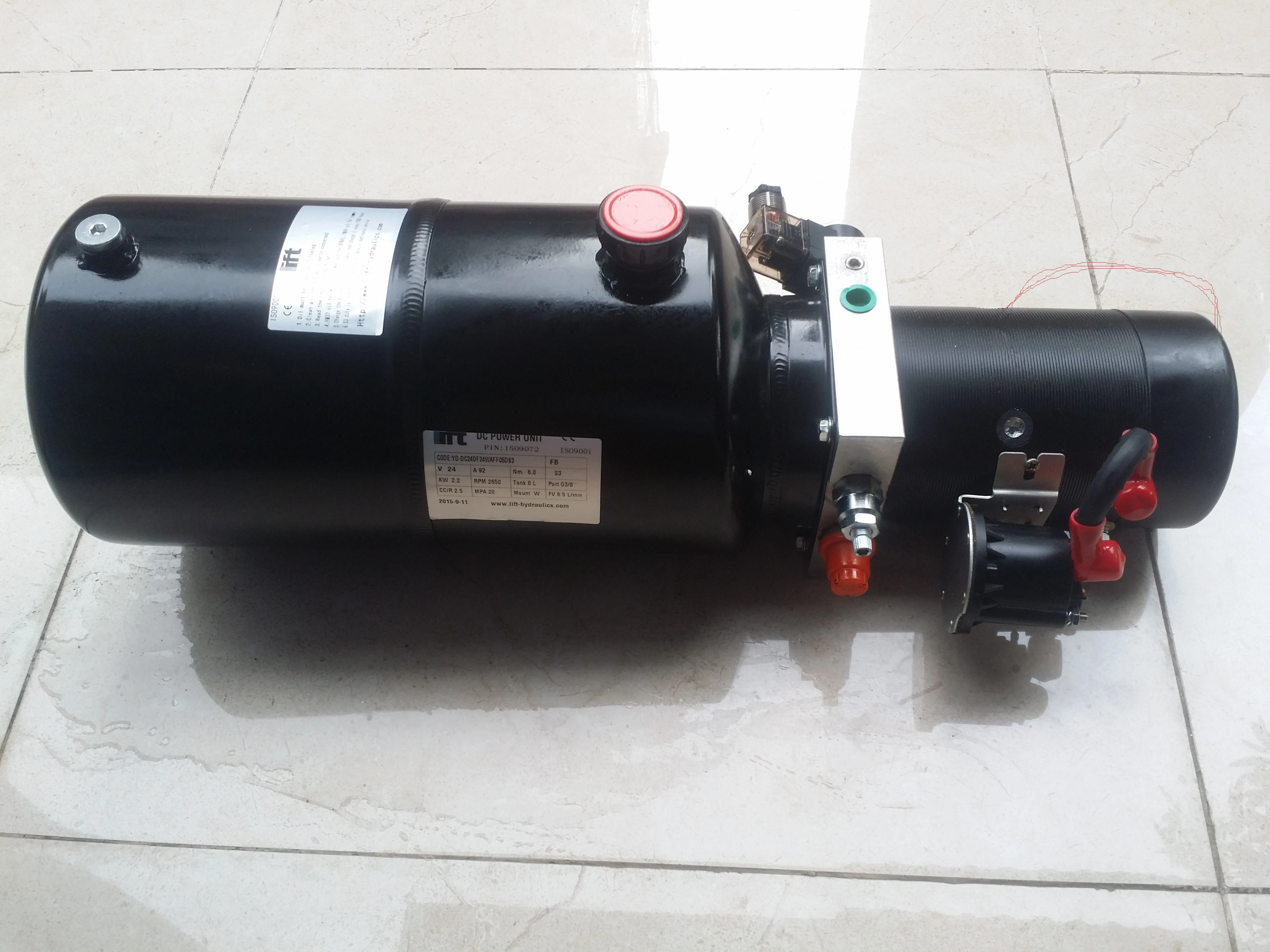 12 В постоянного тока, гидравлический блок питания, насос для самосвала, прицепа