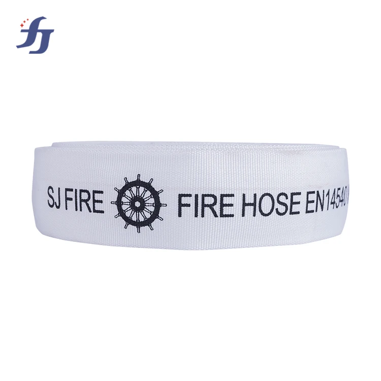 White high quality agriculture irrigation PVC lay flat hose