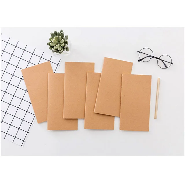 
Travel Kraft paper notepad daily plan book for creative work notebook 