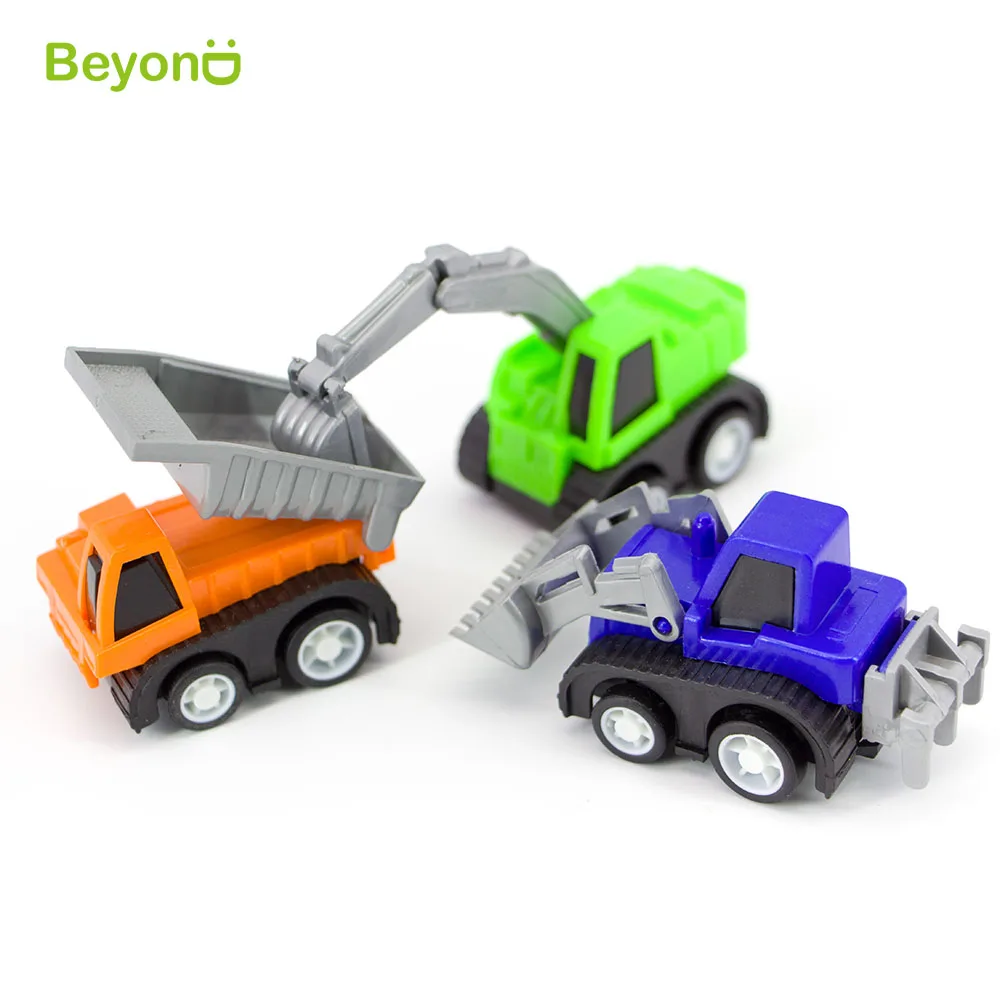 promotional mini small plastic pull back toy truck for boys