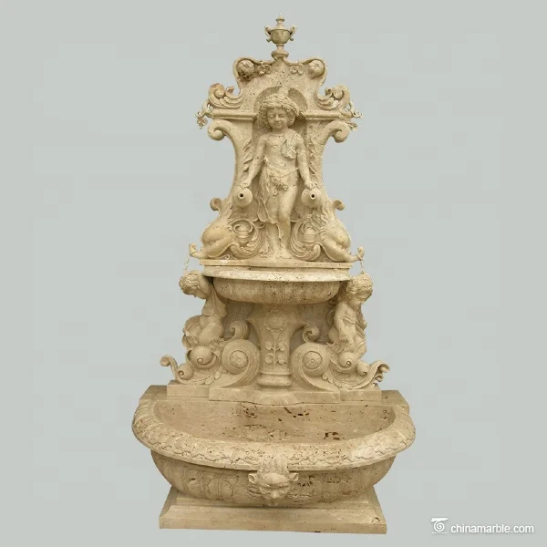 Home Decor Water Fountain outdoor stone fountain waterfall wall fountain