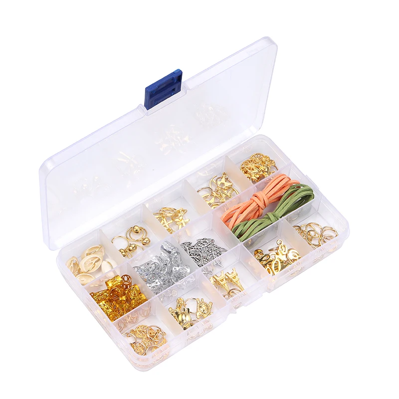 82 шт. Loc, ювелирные манжеты для волос, нитки, вязаные аксессуары для волос, металлические бусины для плетения волос